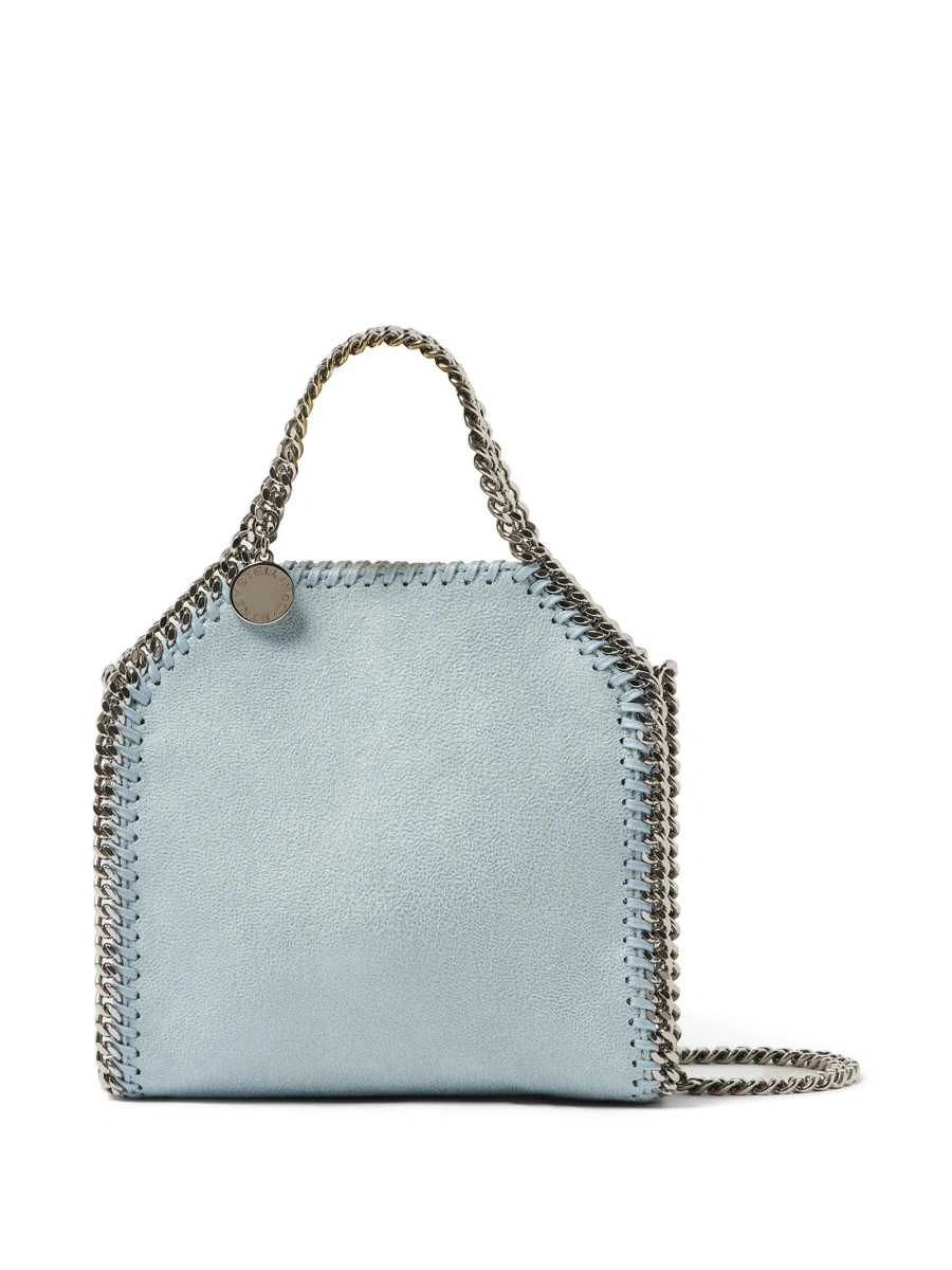 Geanta de mana Stella McCartney falabella albastra din polyester - Img 4
