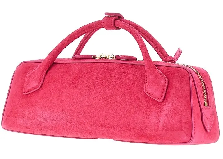 Geanta de mana Suede leather 'Le Teckel' clutch - Img 2