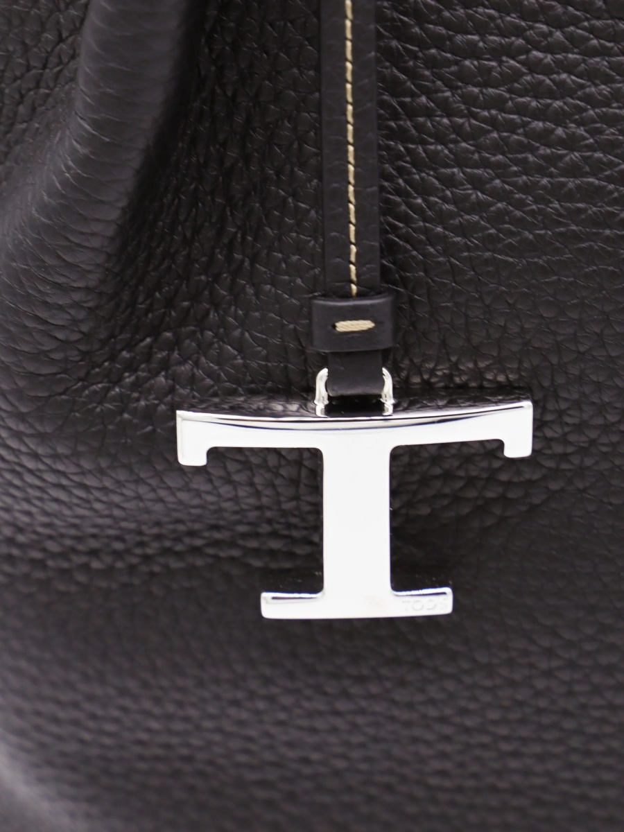 Geanta de mana TOD'S neagra din piele - Img 4