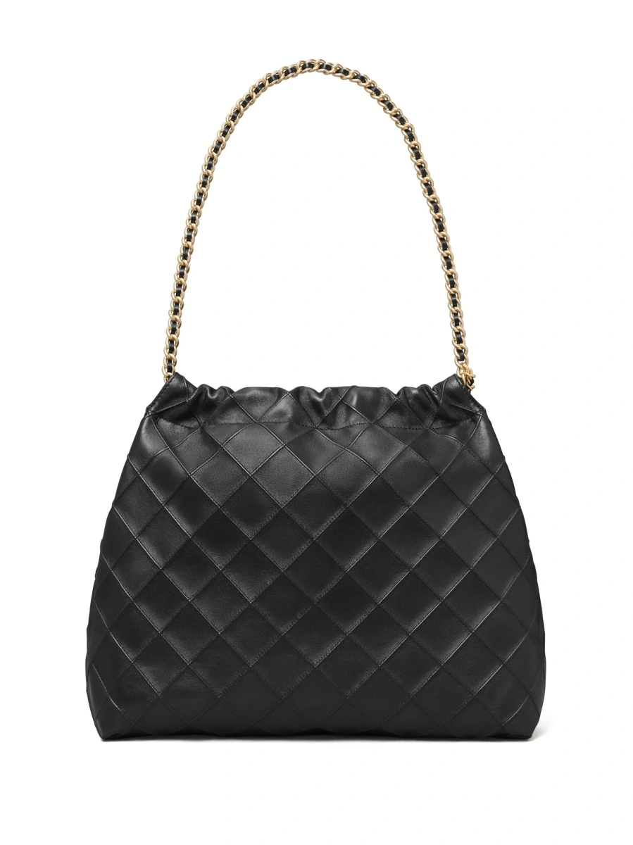 Geanta de mana Tory Burch fleming neagra din piele - Img 3