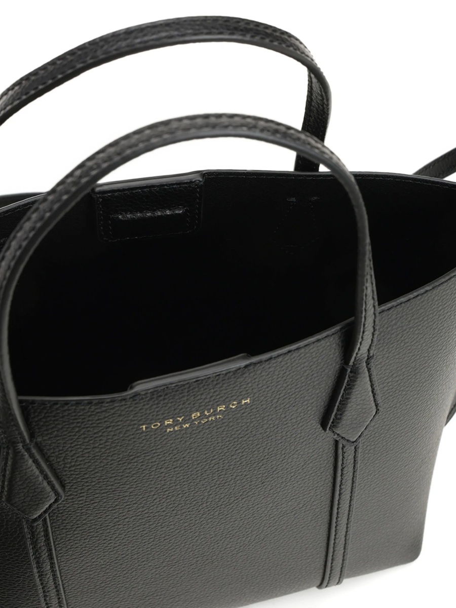 Geanta de mana Tory Burch neagra din piele - Img 5