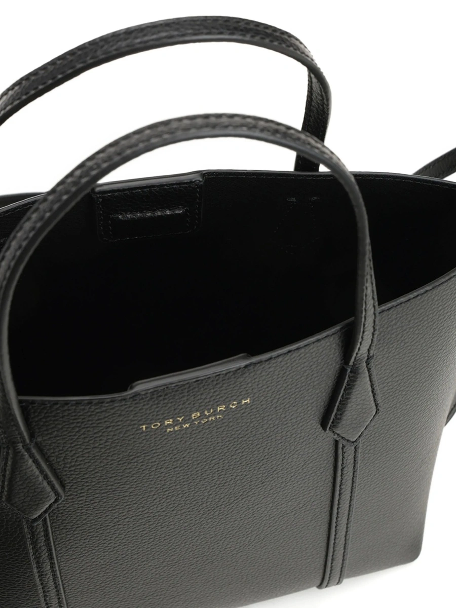 Geanta de mana Tory Burch neagra din piele - Img 5