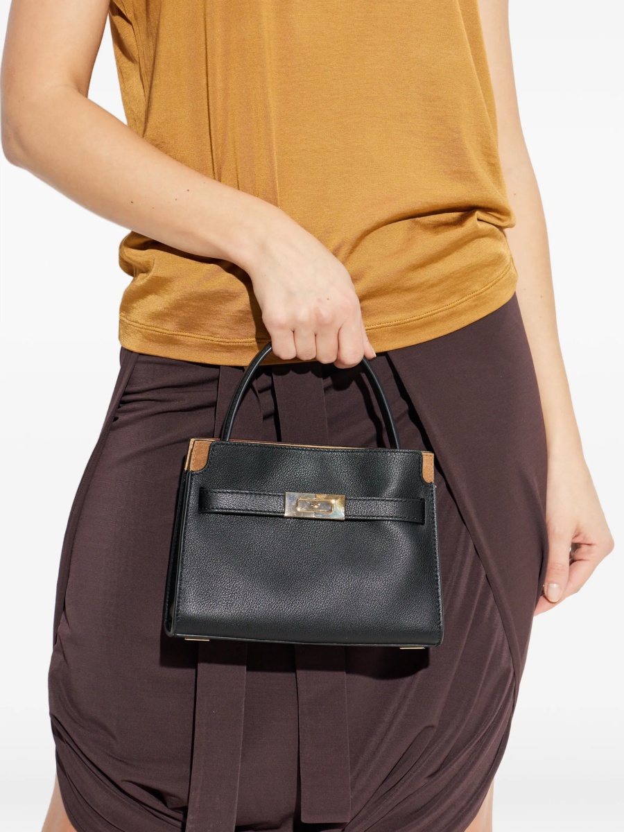 Geanta de mana Tory Burch neagra din piele - Img 2