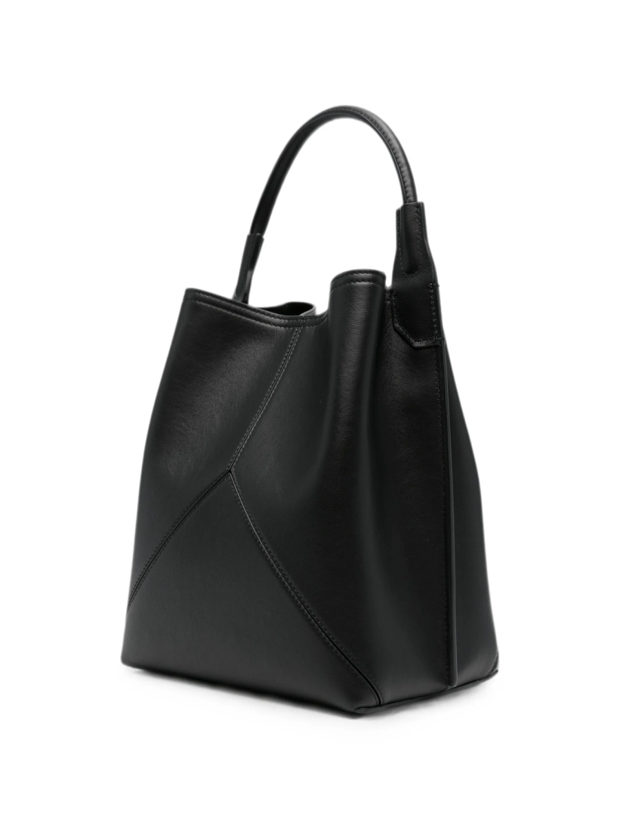 Geanta de mana Victoria Beckham neagra din piele - Img 3