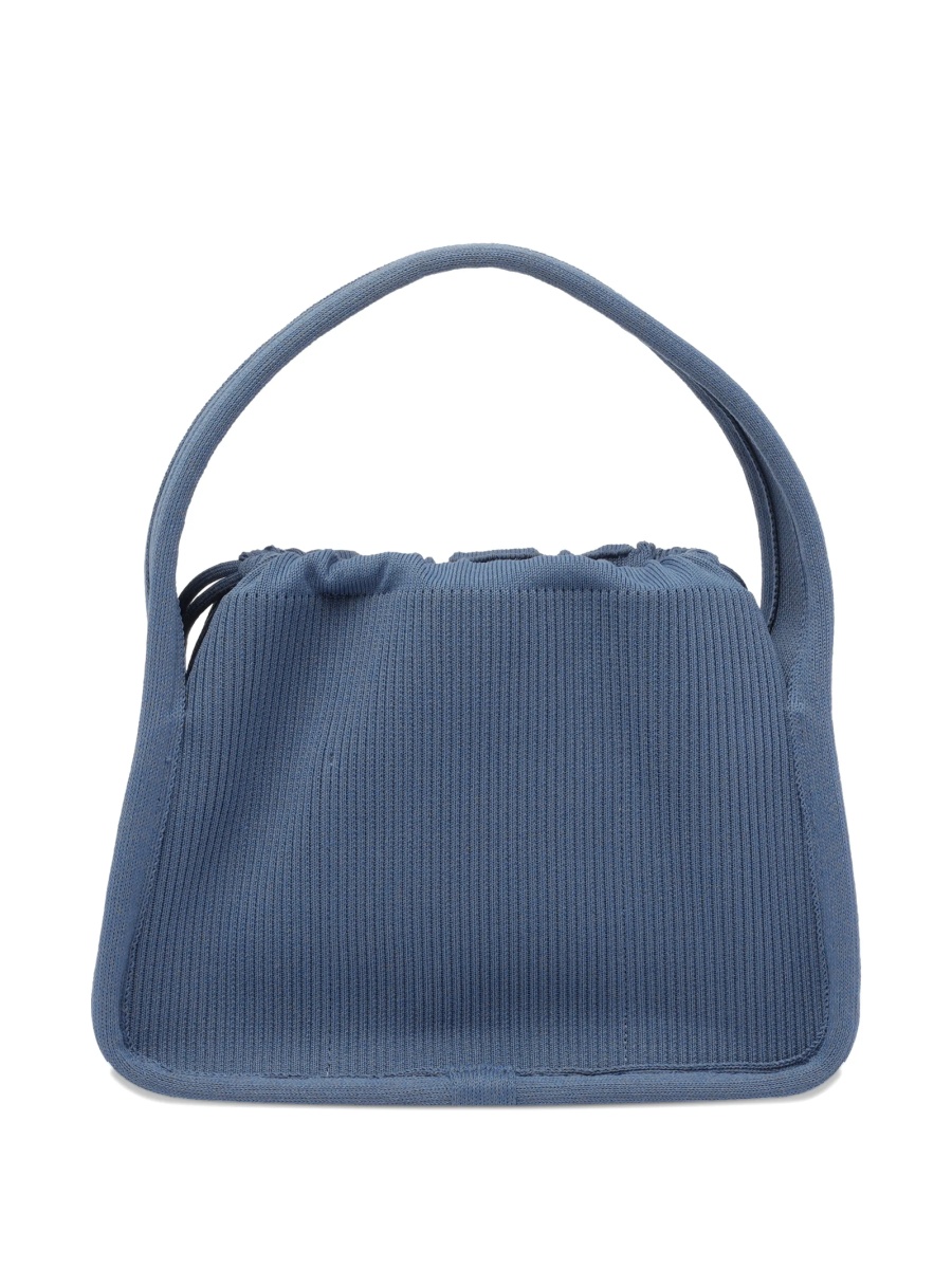 Geanta de umar Alexander Wang albastra din material textil - Img 2