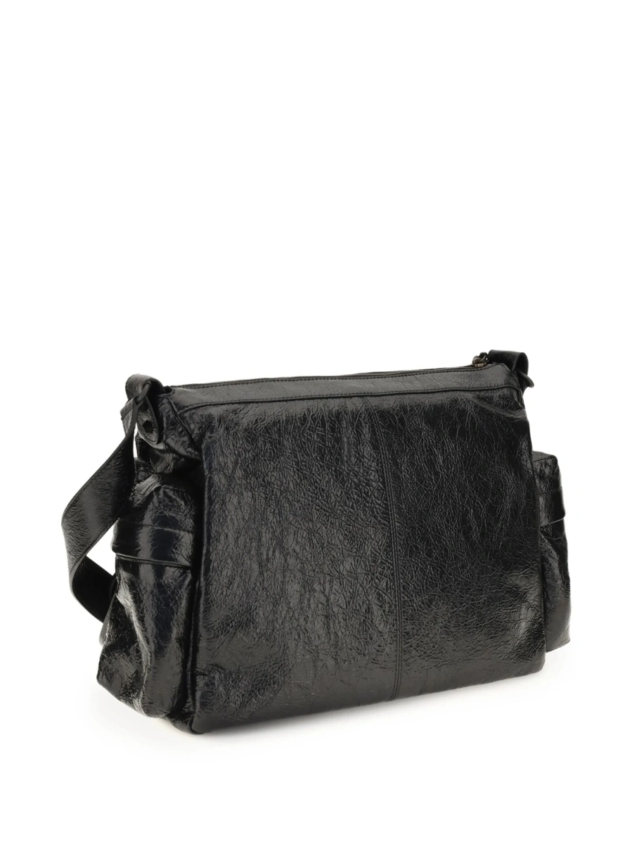 Geanta de umar Balenciaga neagra din piele - Img 2