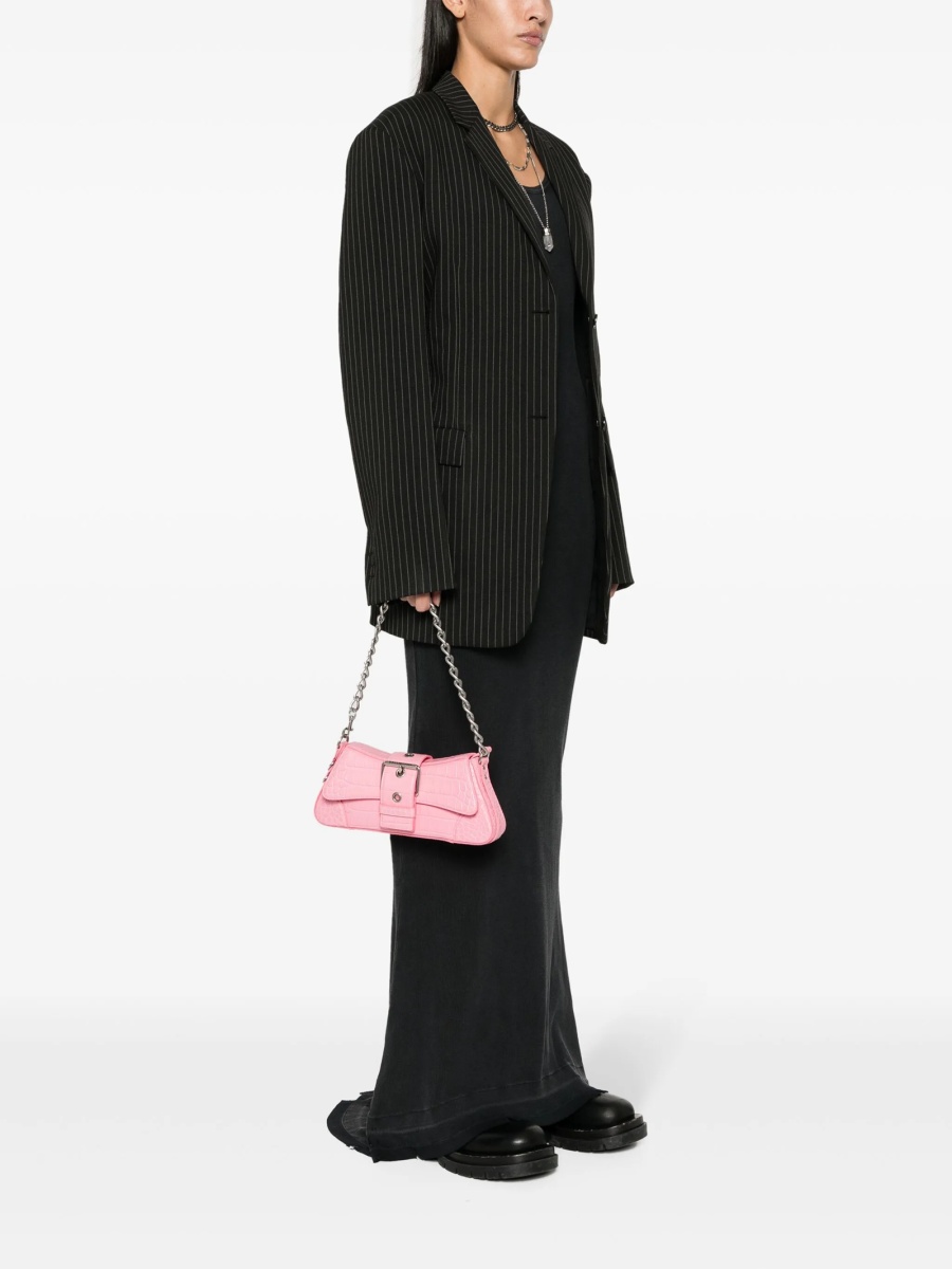 Geanta de umar Balenciaga roz din piele - Img 2
