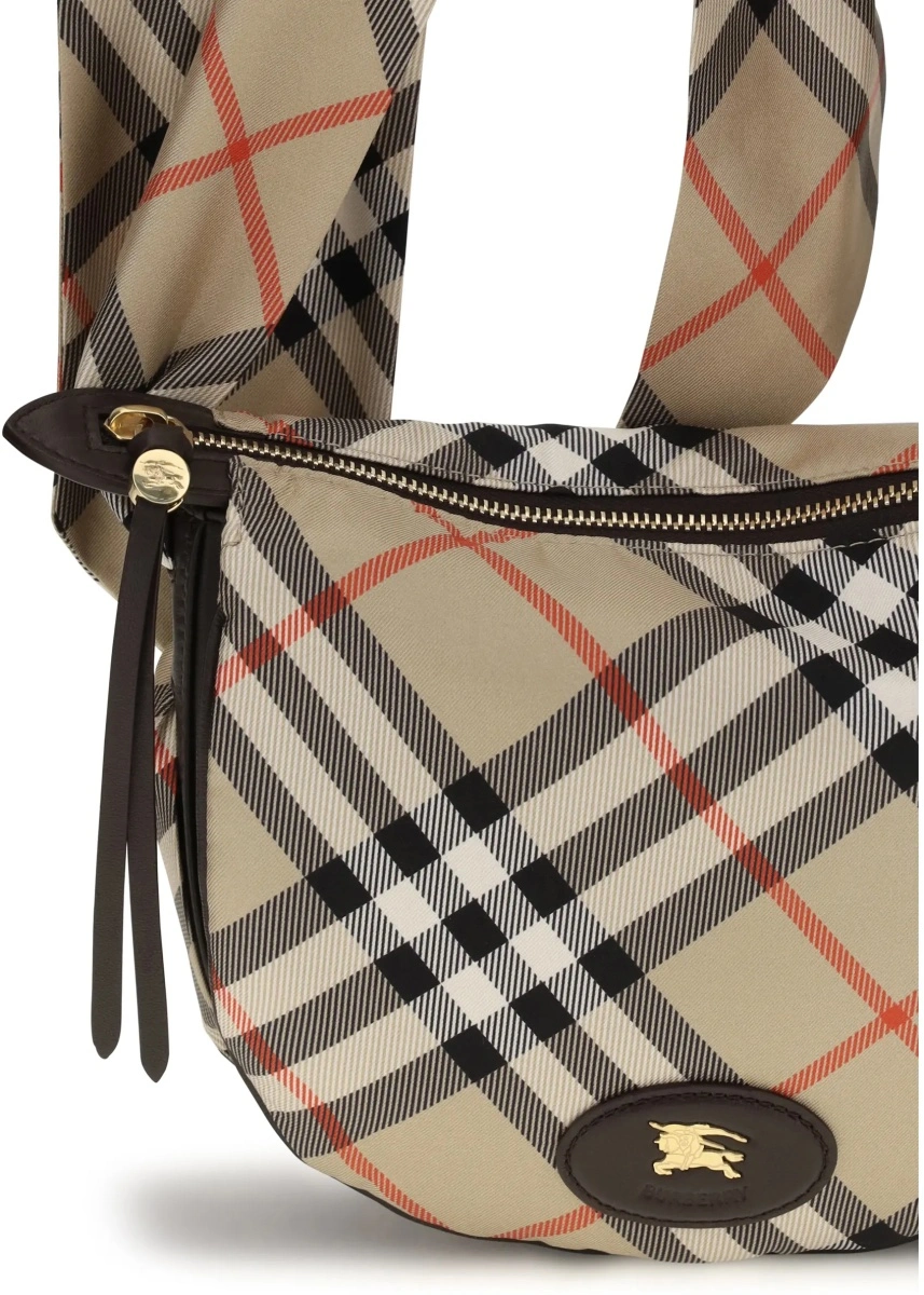 Geanta de umar Burberry din matase - Img 4