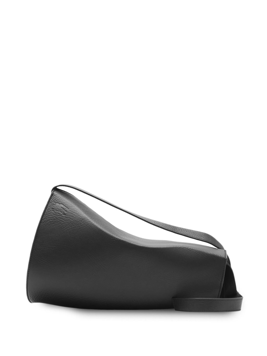 Geanta de umar Burberry neagra din piele - Img 2