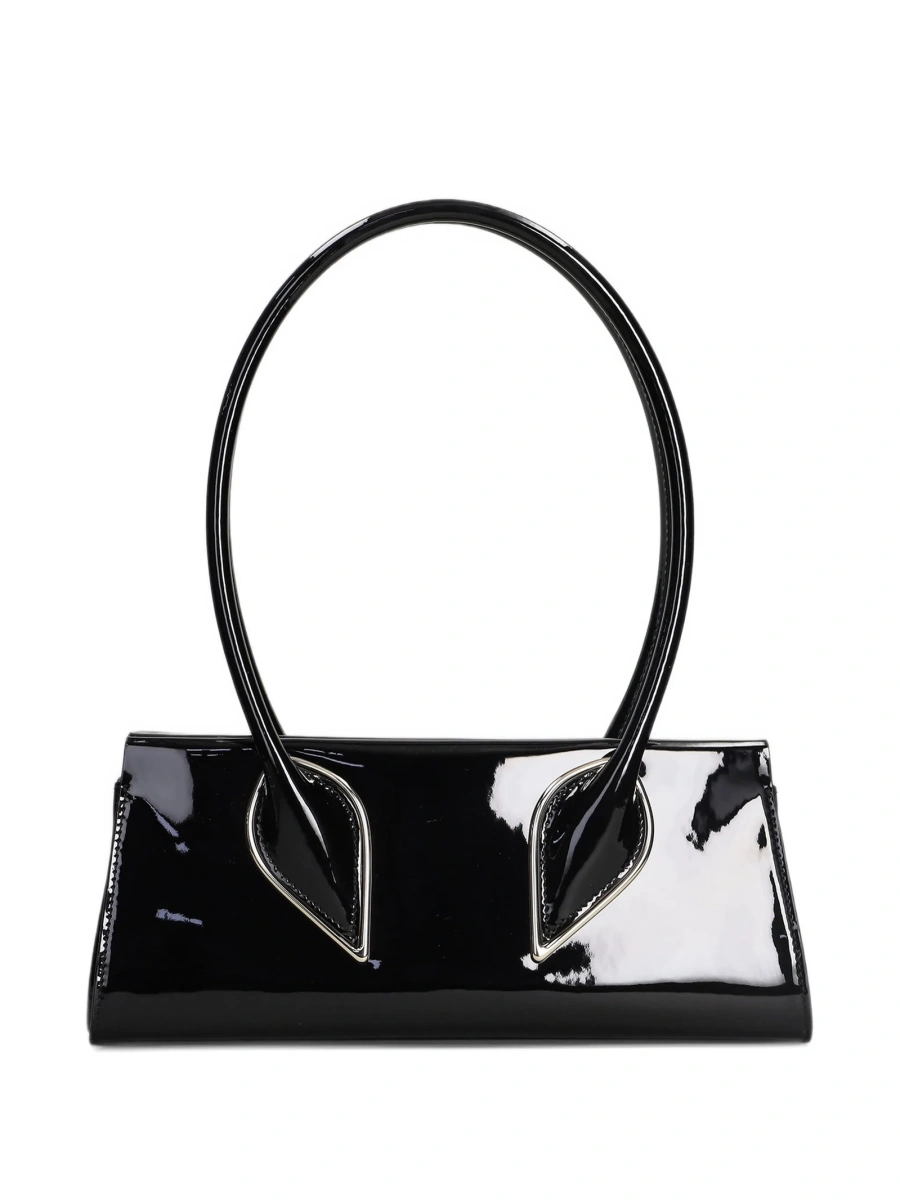 Geanta de umar Christian Louboutin neagra din piele - Img 2
