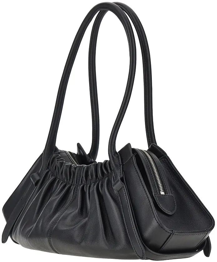 Geanta de umar 'Cristina' nappa leather shoulder bag - Img 2
