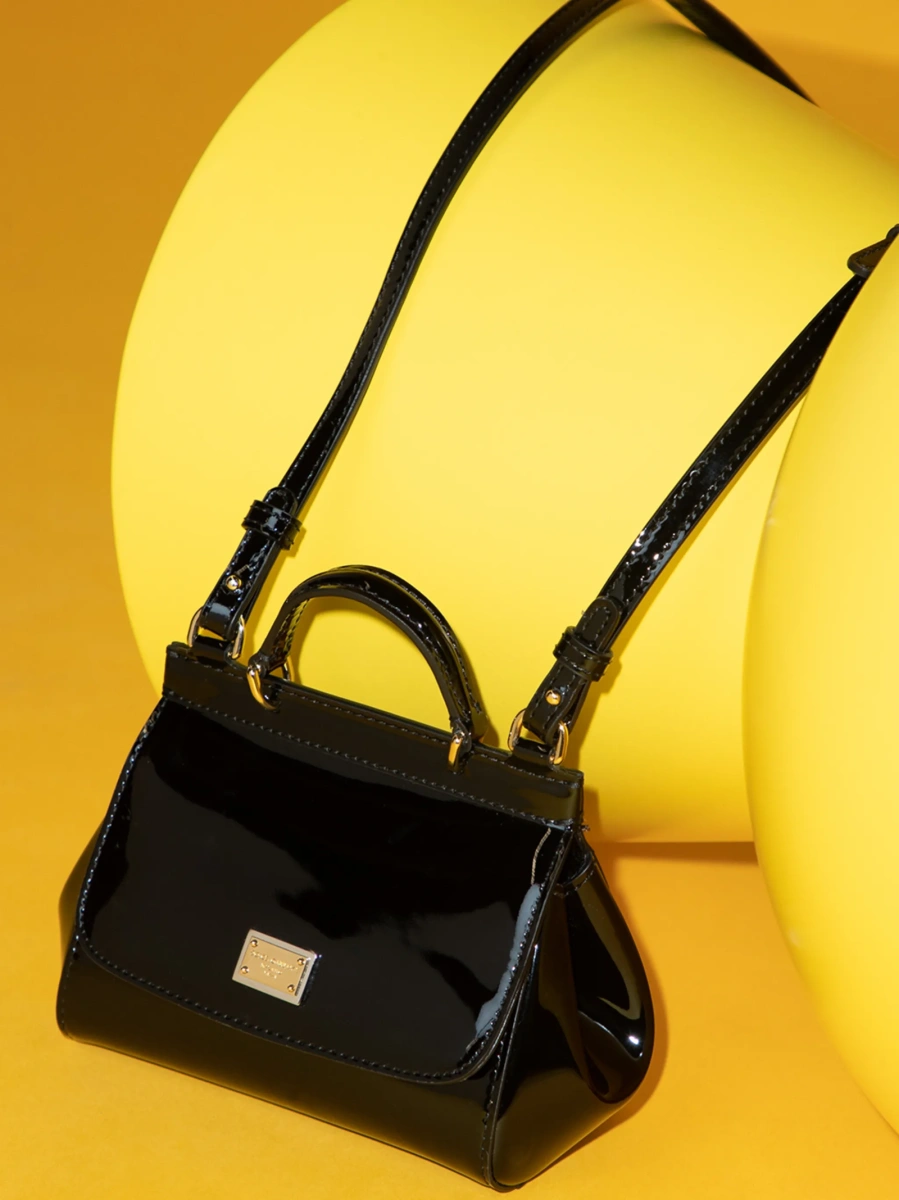 Geanta de umar Dolce &amp; Gabbana neagra din piele - Img 5