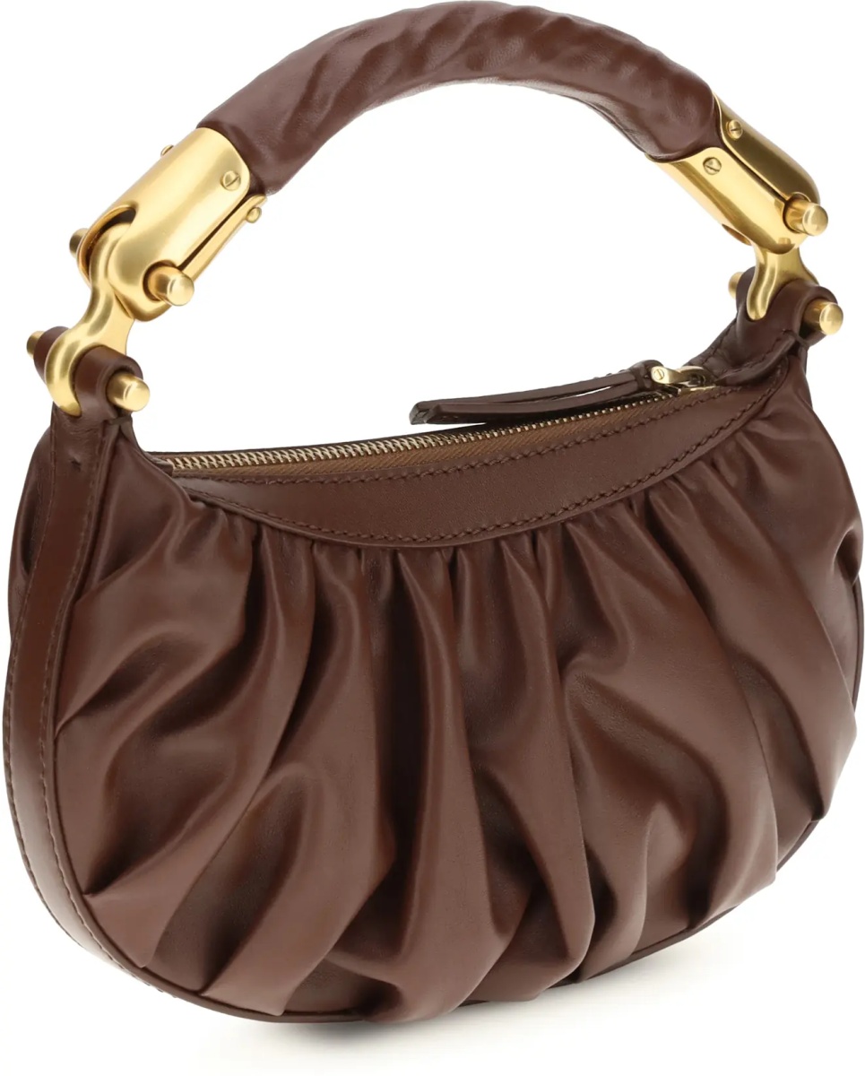 Geanta de umar Ébène mini Bag in calfskin leather - Img 3
