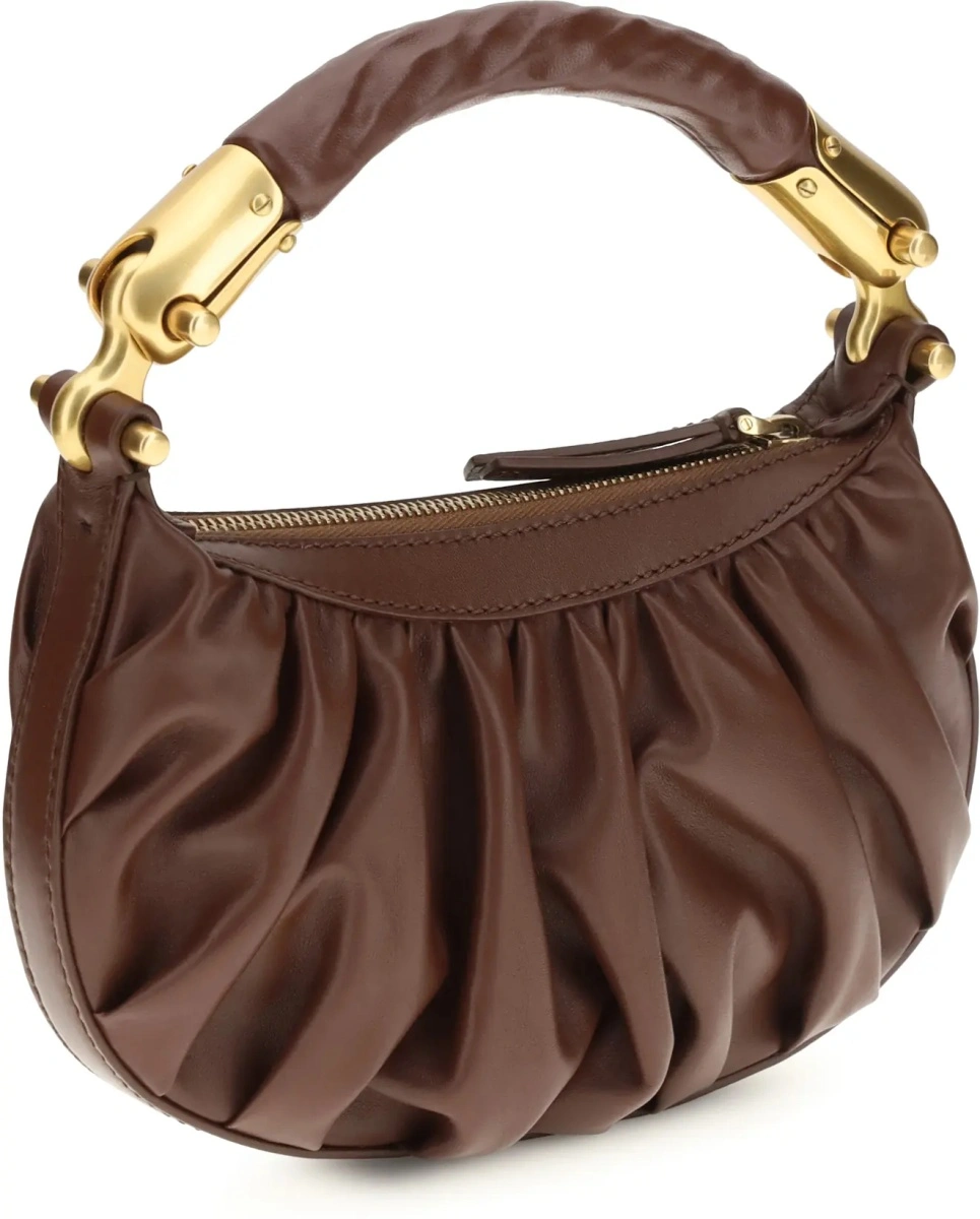 Geanta de umar Ébène mini Bag in calfskin leather - Img 3