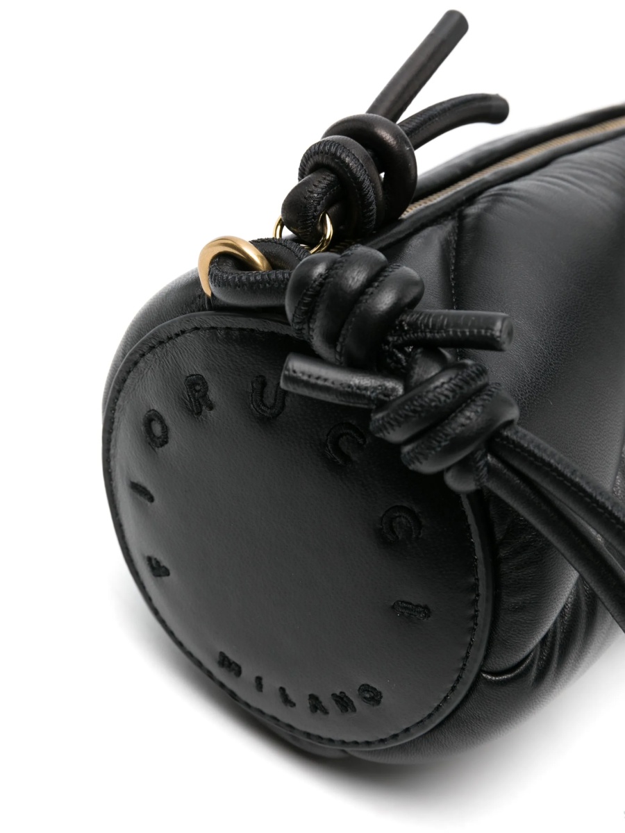 Geanta de umar Fiorucci neagra din piele - Img 3