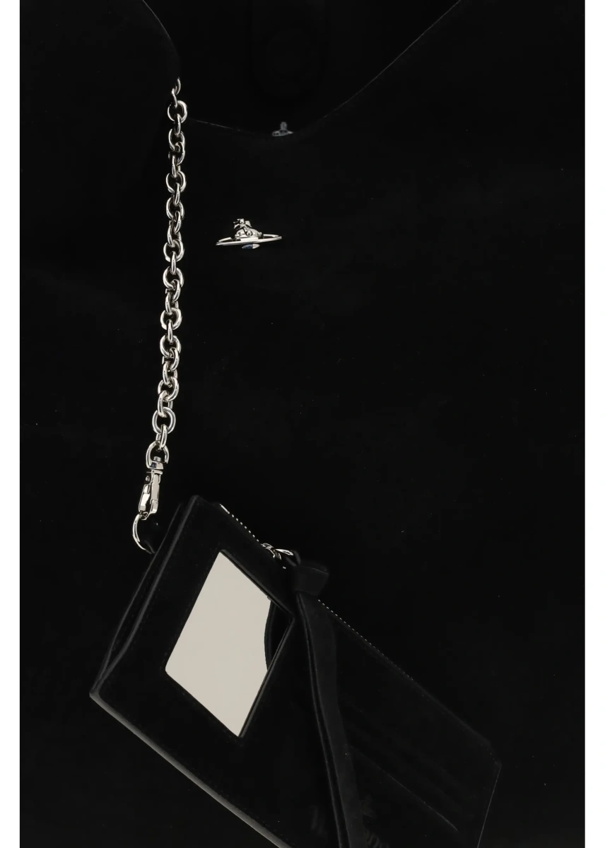 Geanta de umar Large Lottie suede Shopping Bag - Img 4