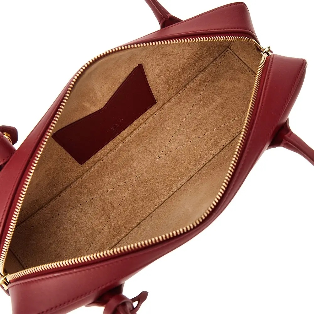 Geanta de umar Leather medium 'Le Teckel' bag - Img 3