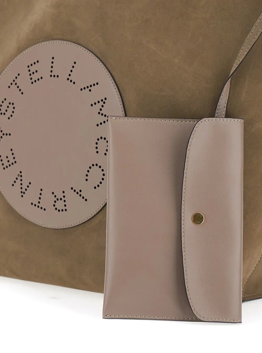 Geanta de umar Logo Reversible Tote Bag Alter Mat and Alter Suede in Polyester Beige unisex - Img 3