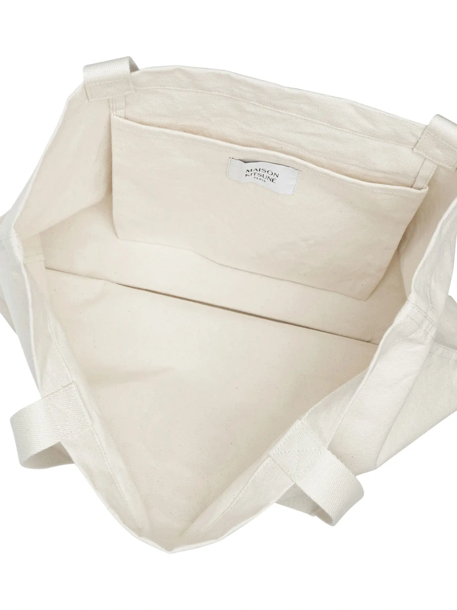 Geanta de umar MAISON KITSUNÉ "Weekend Fox" Large Shoulder Bag - Img 4