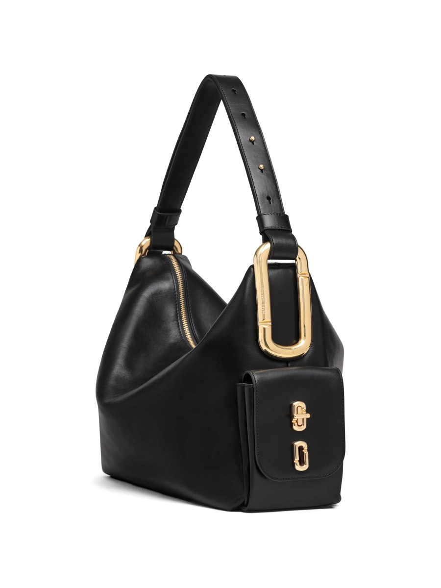 Geanta de umar Marc Jacobs neagra din piele - Img 4