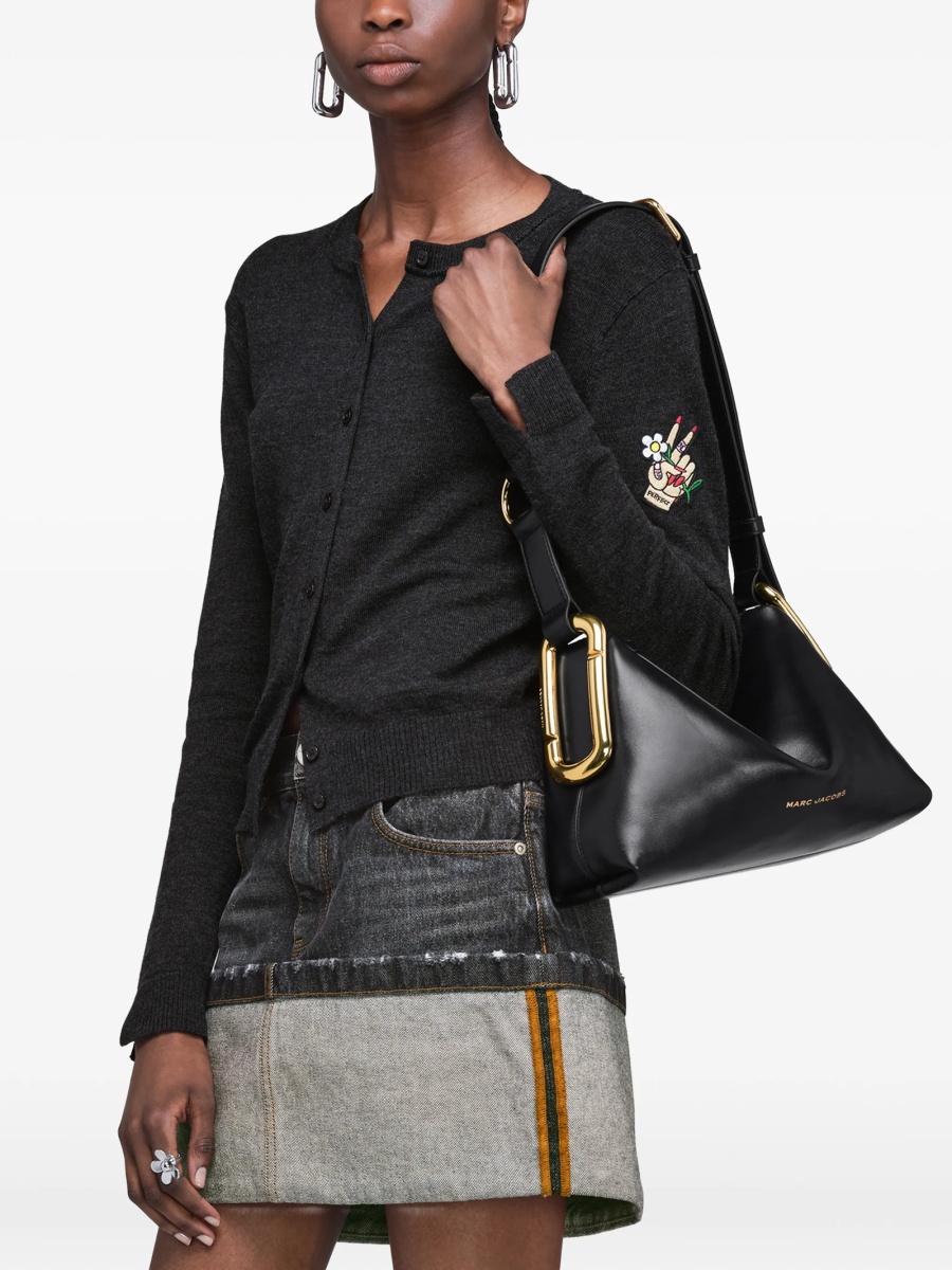 Geanta de umar Marc Jacobs neagra din piele - Img 2