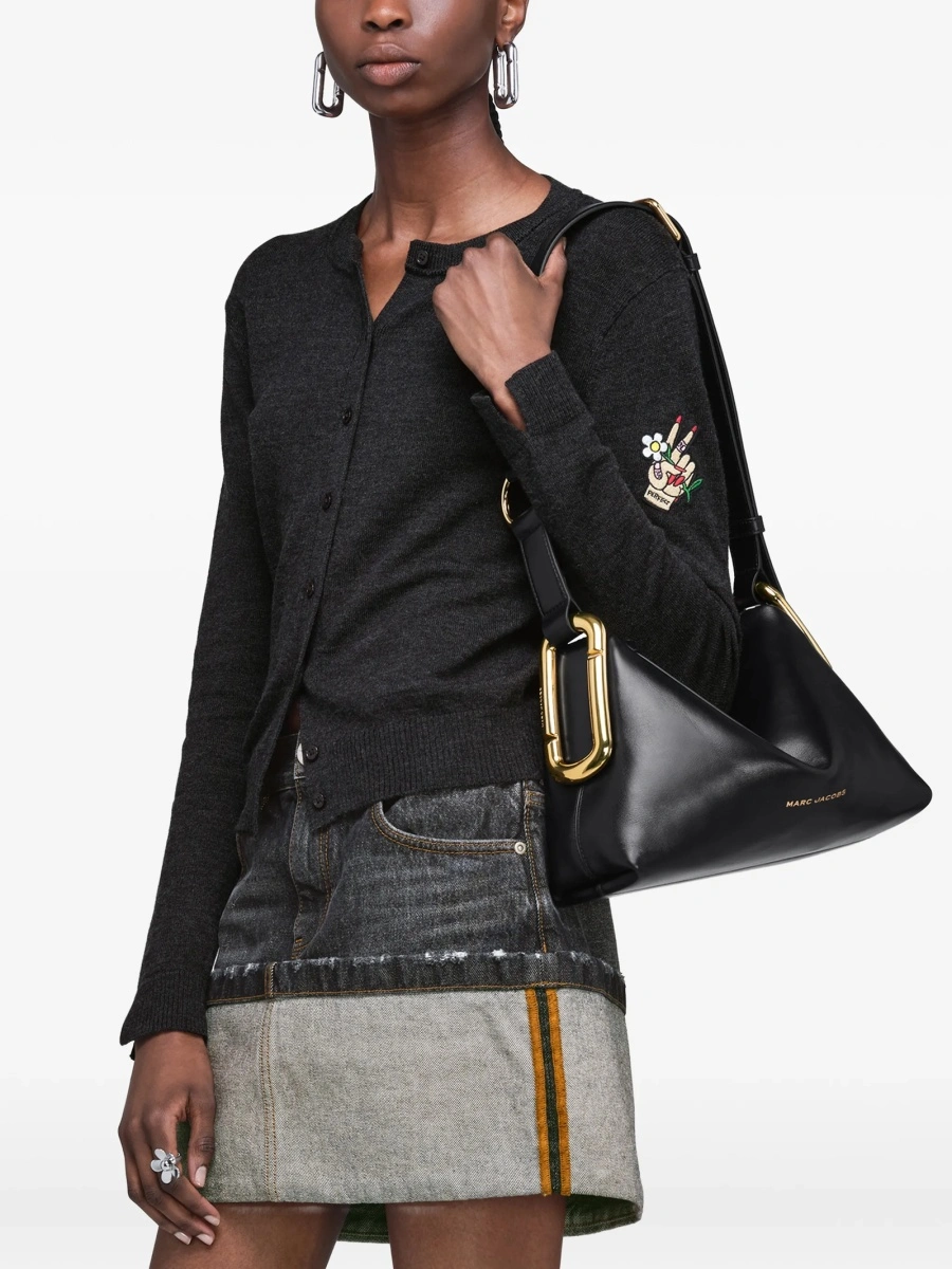 Geanta de umar Marc Jacobs neagra din piele - Img 2