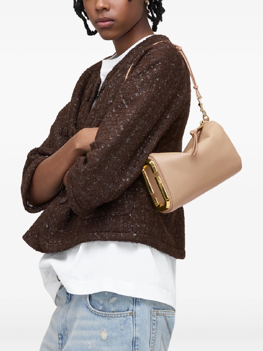 Geanta de umar Marc Jacobs snapshot neutra din piele - Img 2