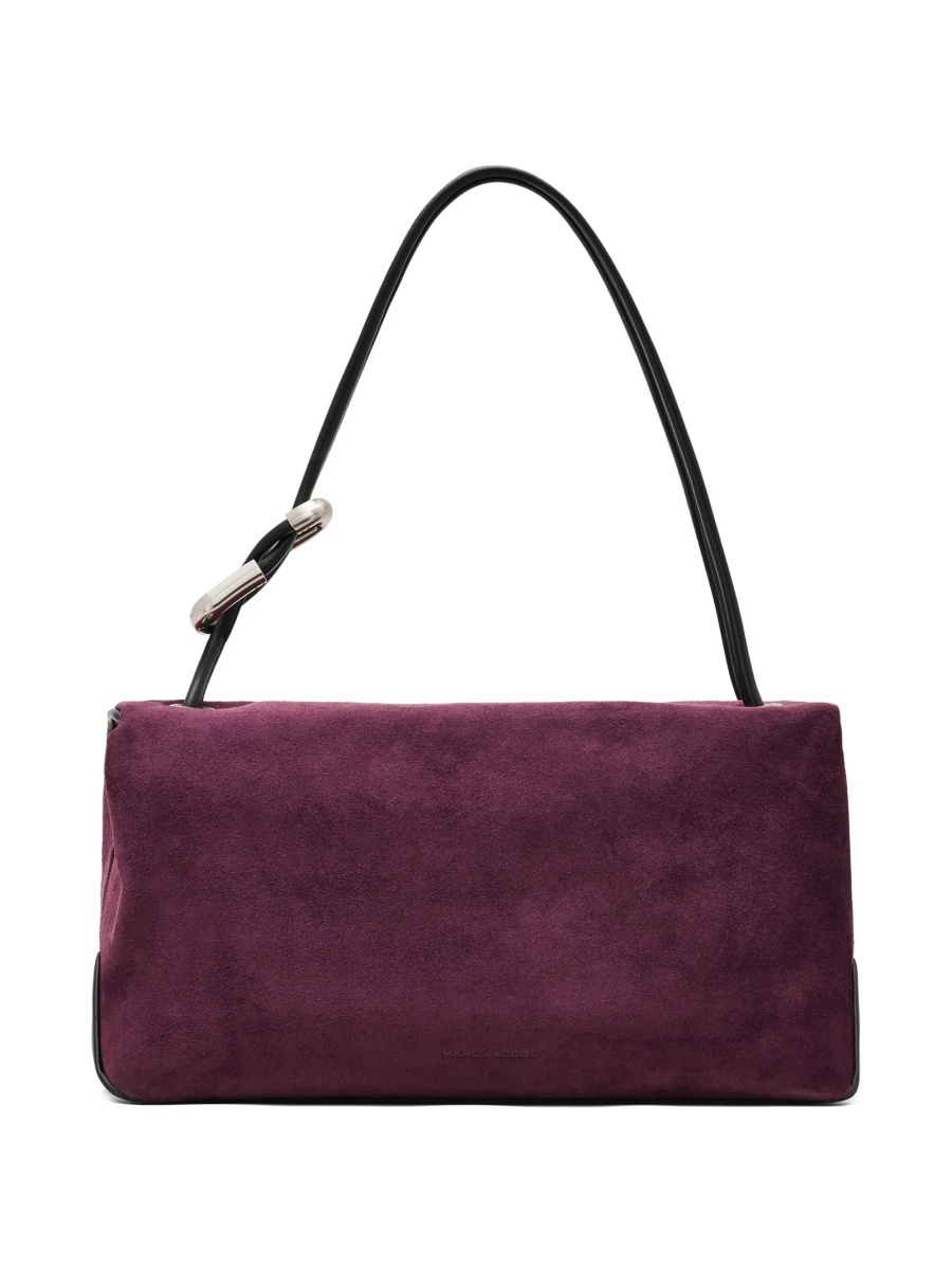 Geanta de umar Marc Jacobs violet din piele intoarsa - Img 3