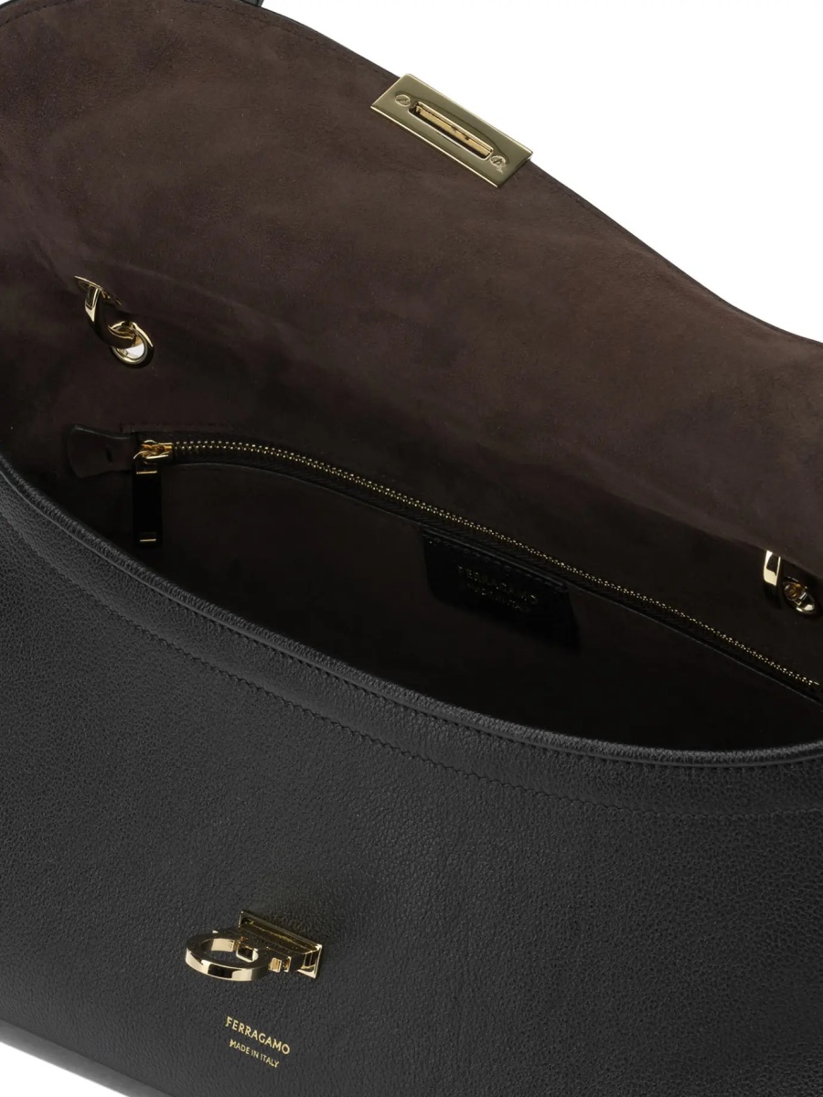 Geanta de umar Medium "Gancini" Shoulder Bag - Img 5