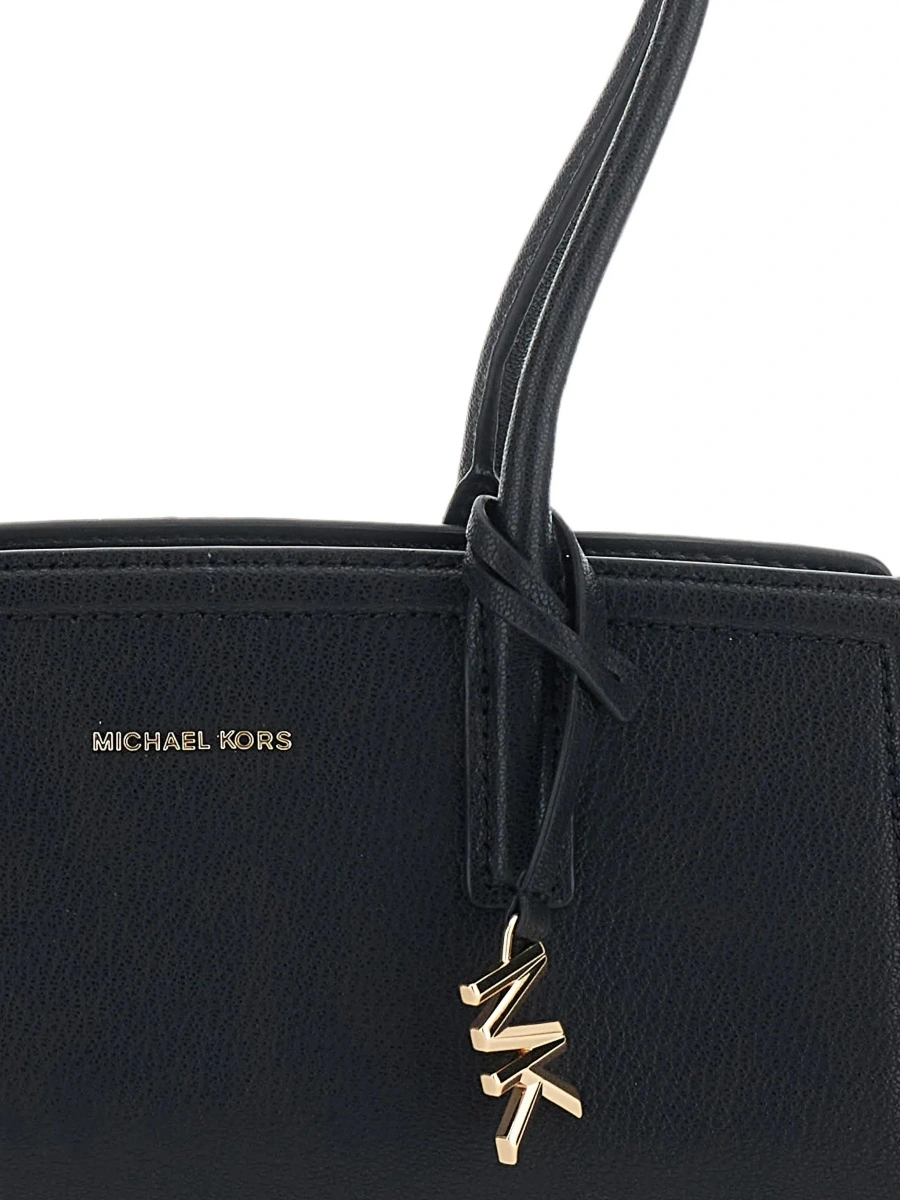 Geanta de umar Michael Kors neagra din piele 'Laila' - Img 5