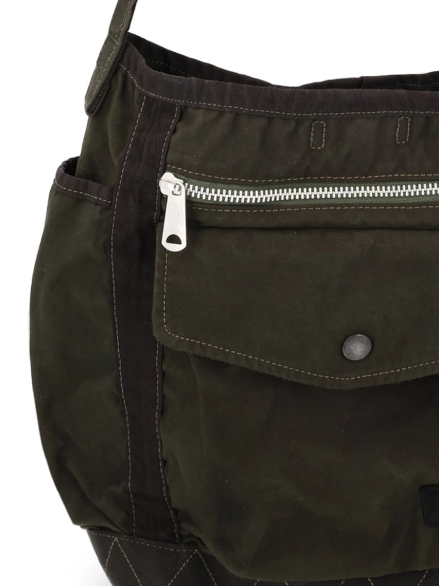 Geanta de umar Porter-Yoshida &amp; Co. verde din nylon si bumbac - Img 2