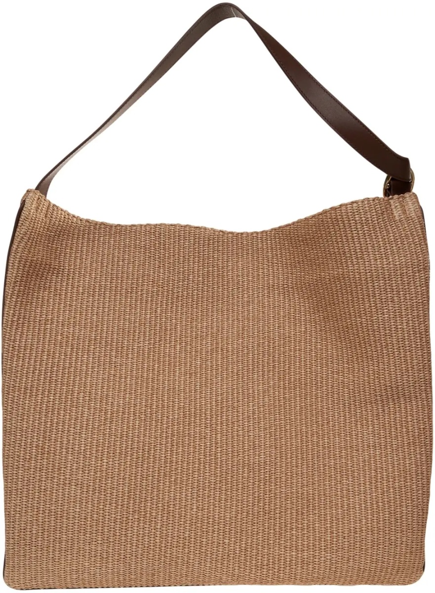 Geanta de umar Raffia shopper - Img 3