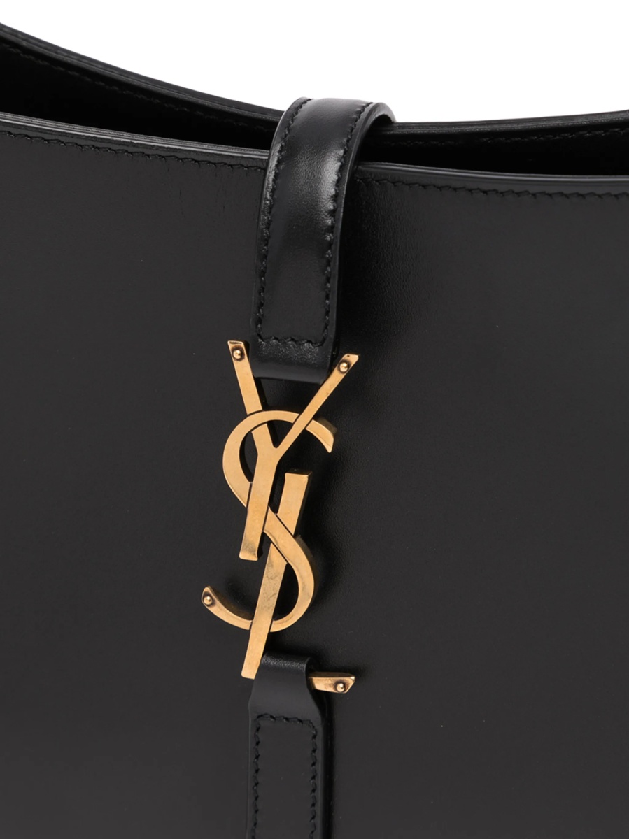 Geanta de umar Saint Laurent 5a7 neagra din piele - Img 4