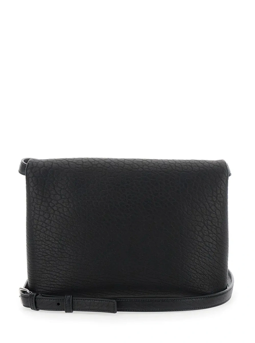 Geanta de umar Saint Laurent neagra din piele - Img 2