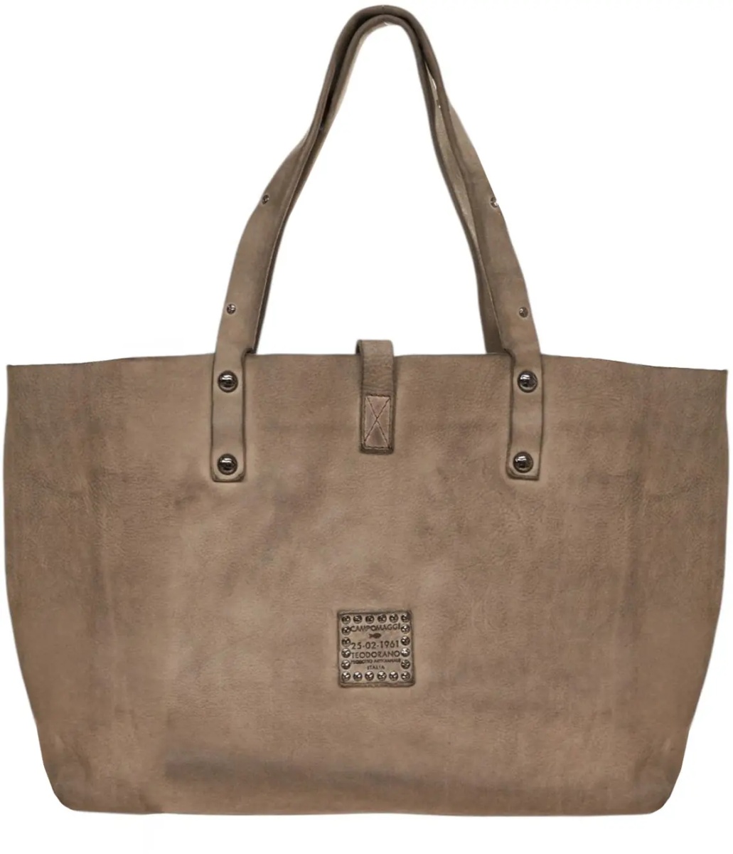 Geanta de umar Shopper made of leather - Img 3