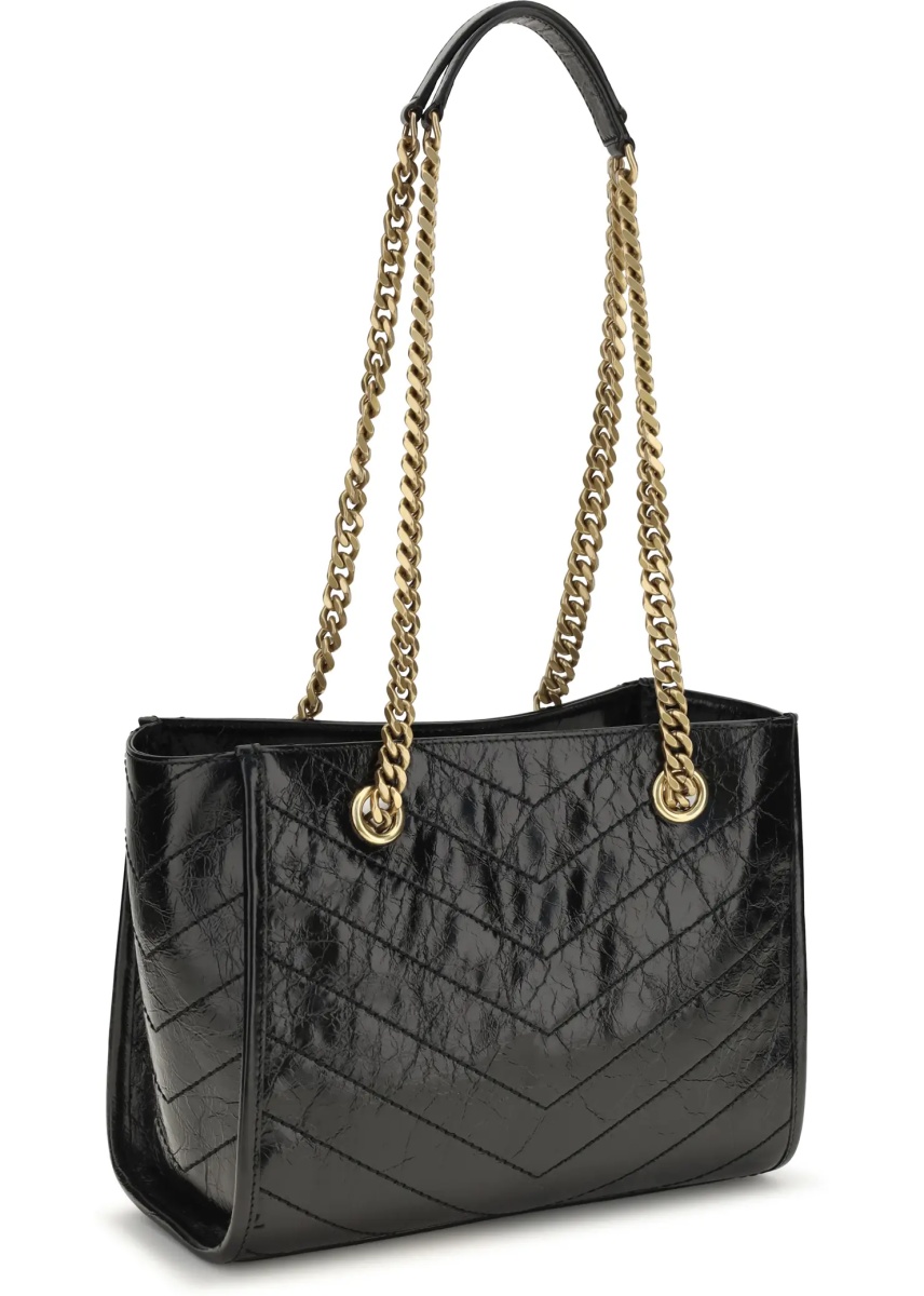 Geanta de umar Small Niki leather Tote Bag - Img 3