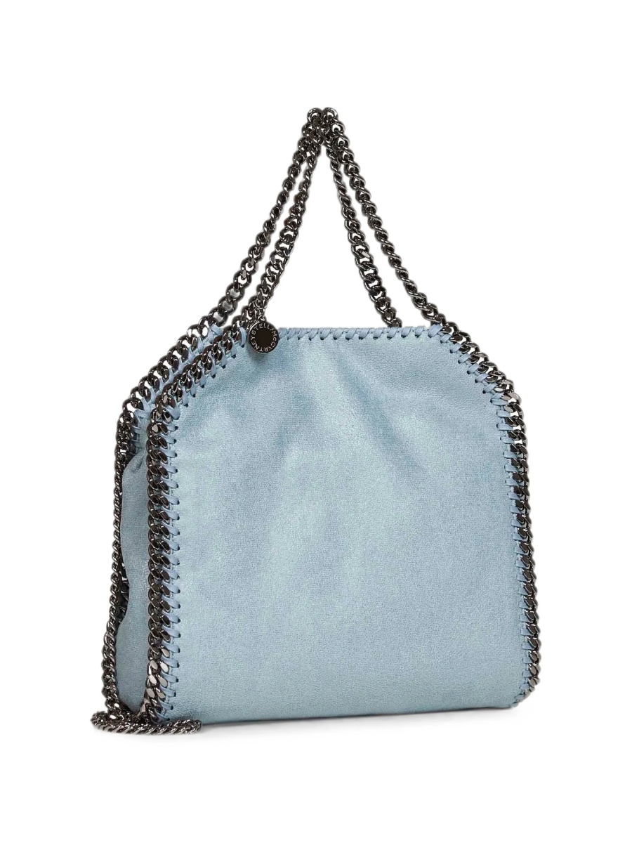 Geanta de umar Stella McCartney falabella albastra din polyester - Img 3