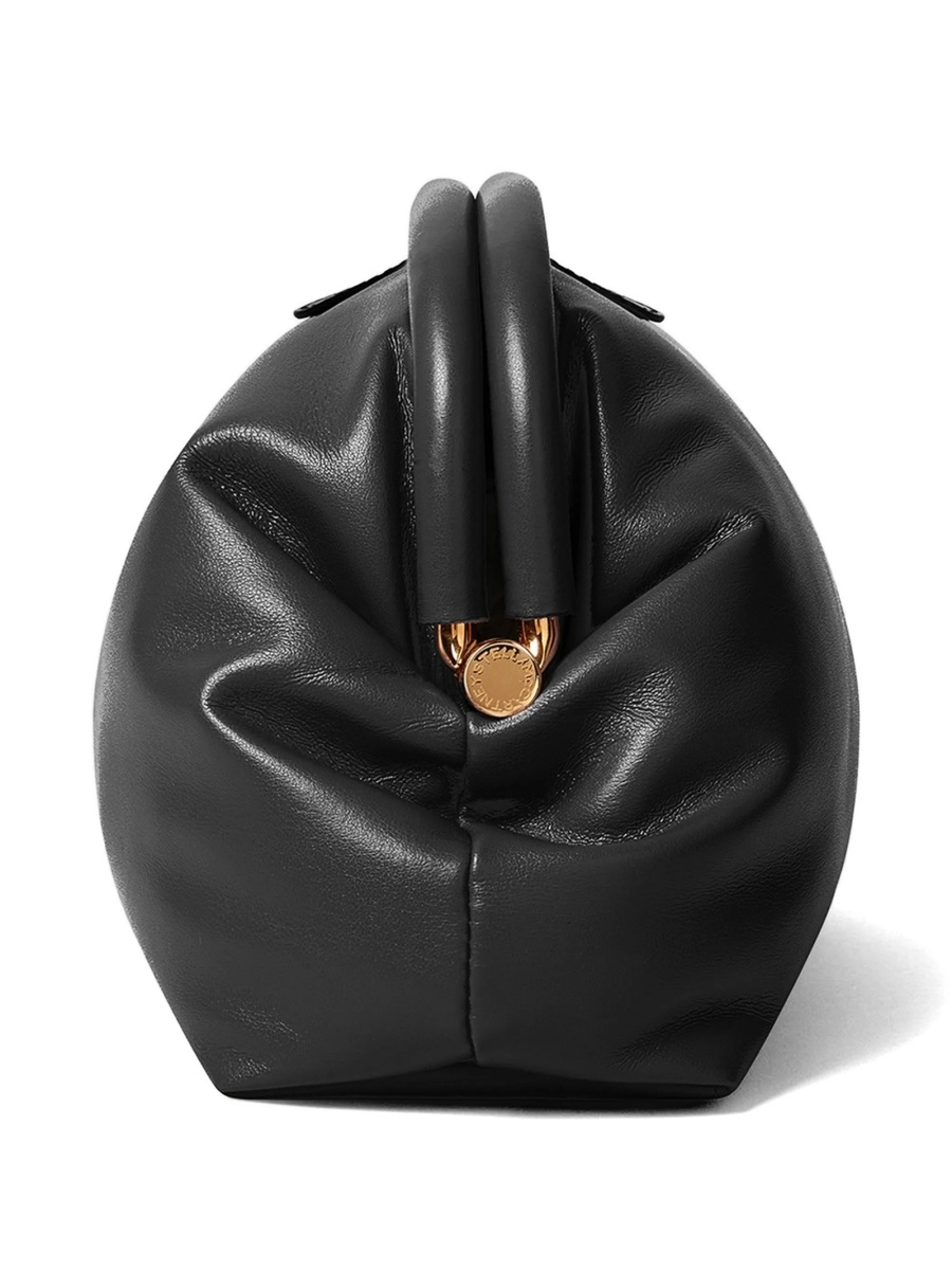 Geanta de umar Stella McCartney falabella neagra din polyester - Img 5
