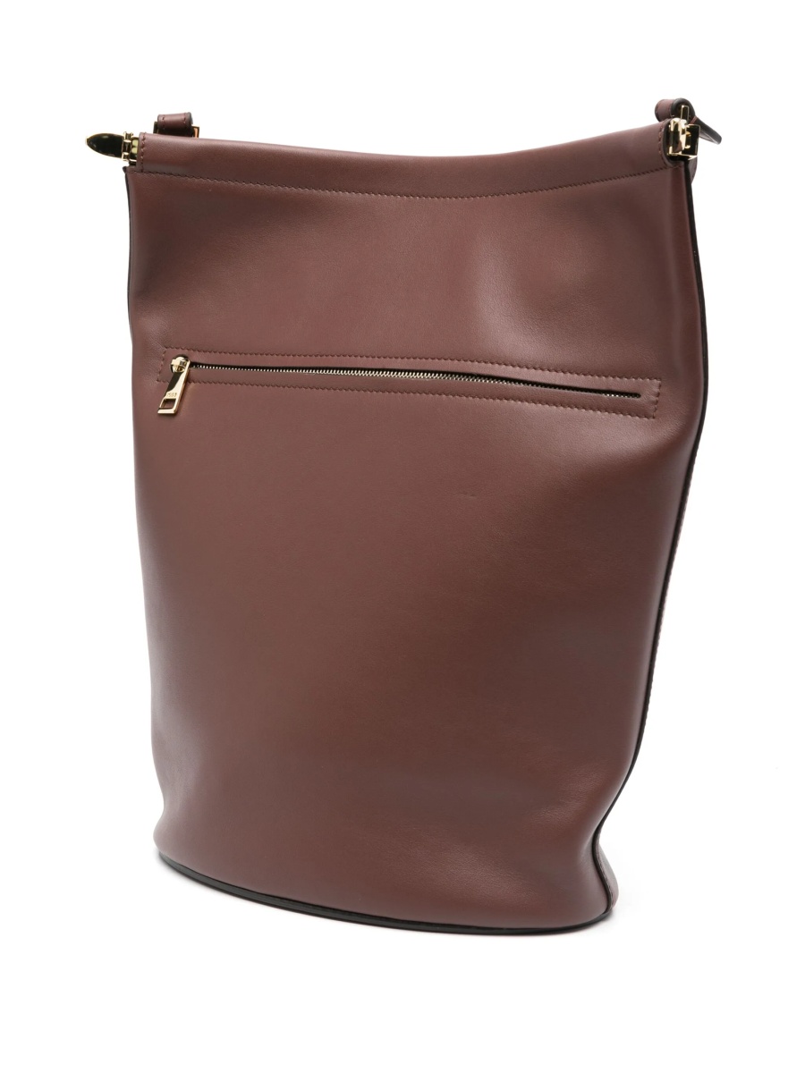 Geanta de umar TOD'S maro din piele - Img 2