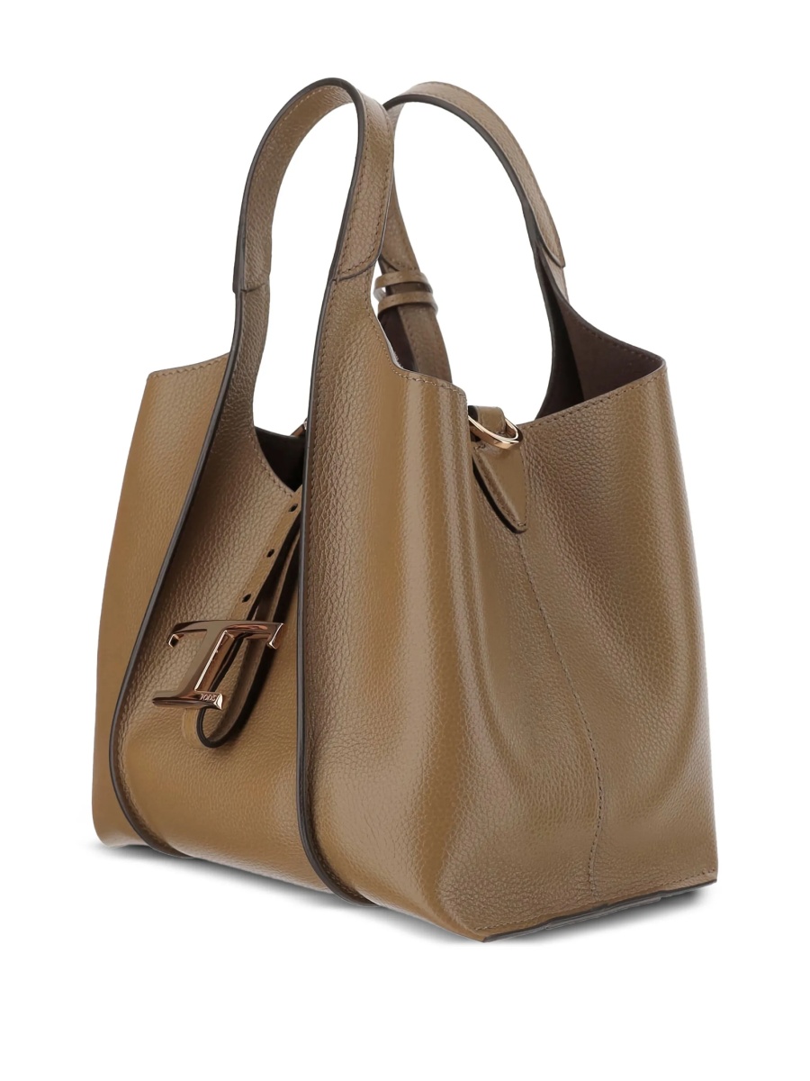 Geanta de umar TOD'S maro din piele - Img 3