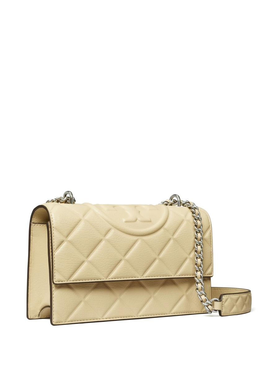 Geanta de umar Tory Burch fleming neutra din piele - Img 2