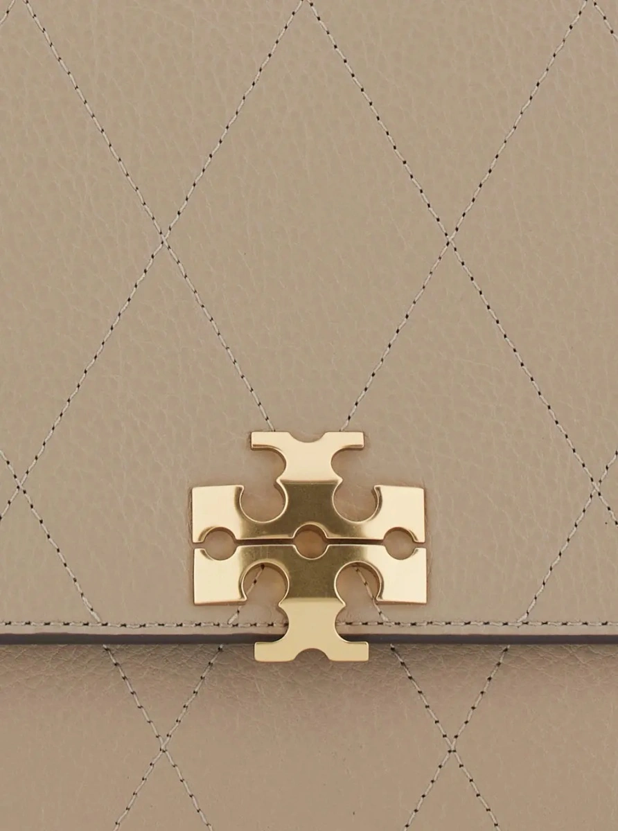 Geanta de umar Tory Burch gri din piele 'Charlie' - Img 2
