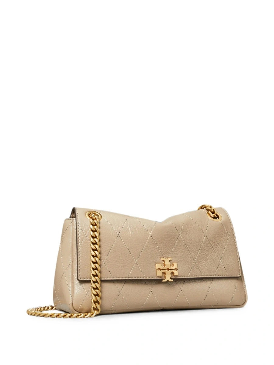 Geanta de umar Tory Burch gri din piele intoarsa - Img 4