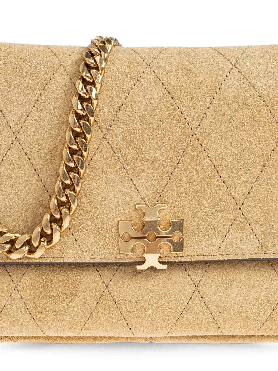 Geanta de umar Tory Burch neutra din piele intoarsa - Img 5