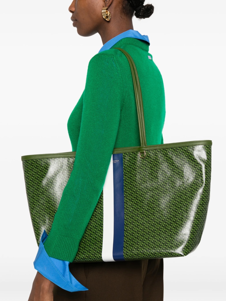 Geanta de umar Tory Burch verde din piele - Img 2