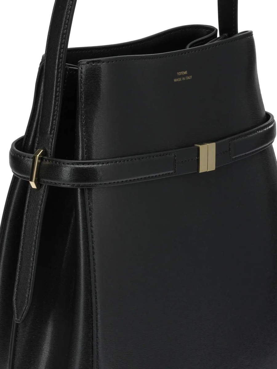 Geanta de umar TOTÊME Small leather shoulder bag - Img 4