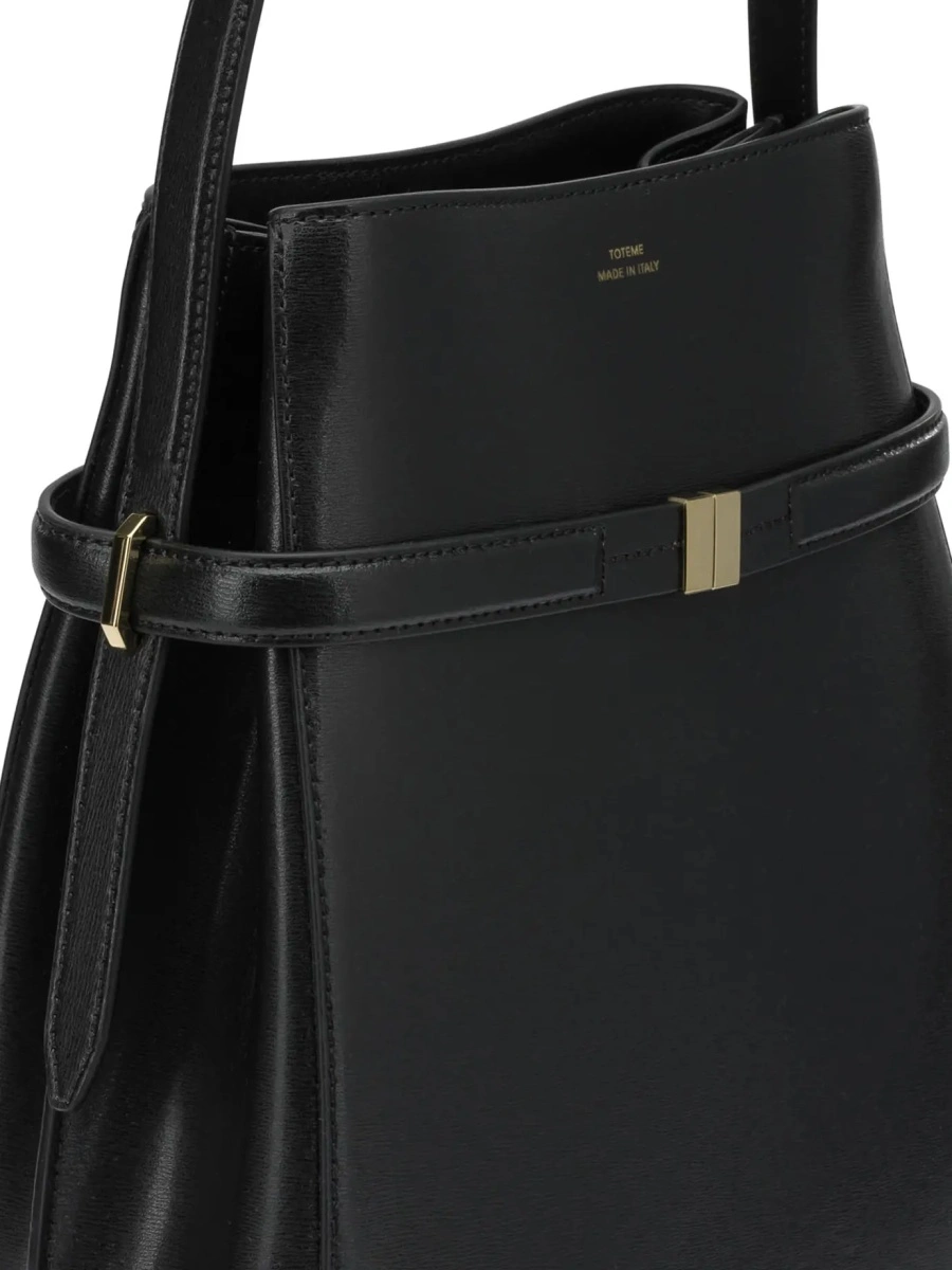 Geanta de umar TOTÊME Small leather shoulder bag - Img 4