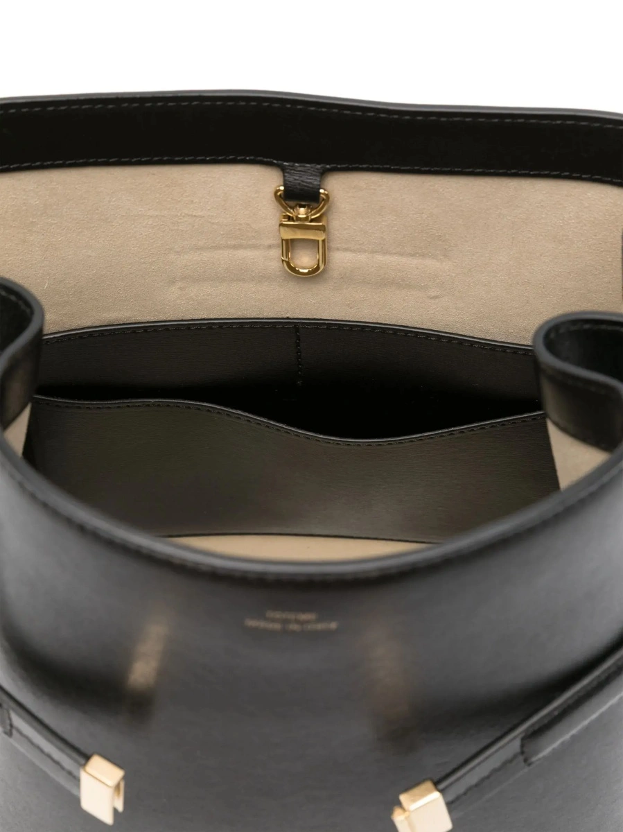 Geanta de umar TOTÊME Small leather shoulder bag - Img 8
