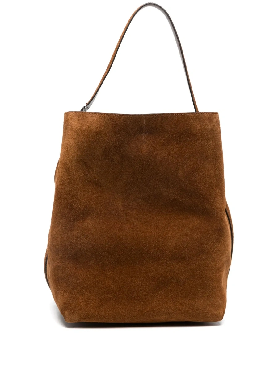 Geanta de umar TOTÊME Suede medium shoulder bag - Img 10