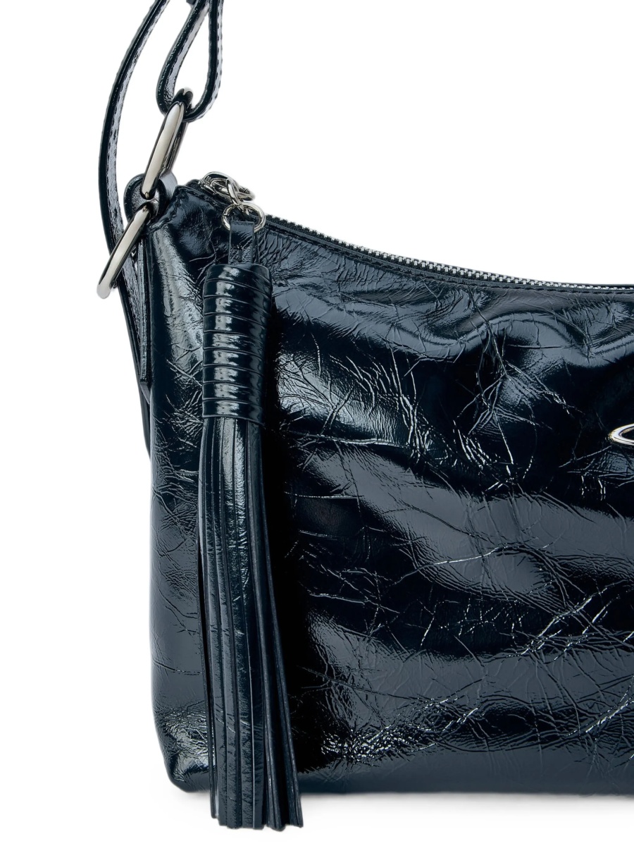 Geanta de umar Vivienne Westwood neagra din piele - Img 3